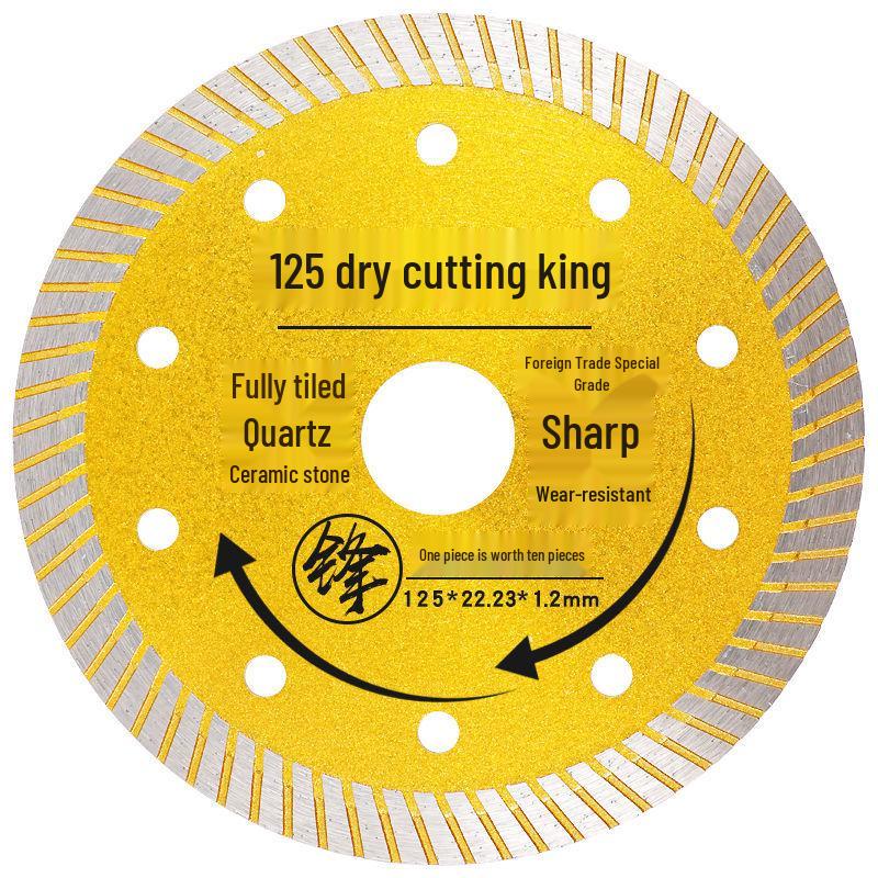 

125mm Diamond Dry Cutting Disc for Angle Grinders: Ideal for Marble and Microcrystalline Stone.