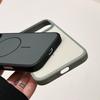 Big Window Liquid Silicone For Magsafe Phone Case For iPhone 17 Air 16 15 14 13 Pro Max Official Soft Protector Shockproof Cover
