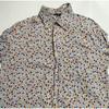 Used 〇45R 45R Small floral pattern button down blouse Long sleeve Size 4 [] B rank 0929-3
