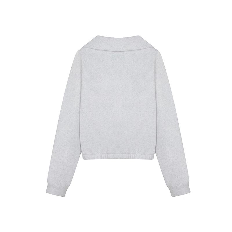 Teenie Weenie Women's Half-Zip Polo Sweatshirt