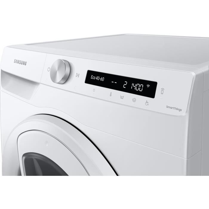 Lave-linge Hublot SAMSUNG AddWash™ WW80T554DAX - 8kg - Moteur DIT - L60cm - 1400t - Classe B - 72dB - Noir