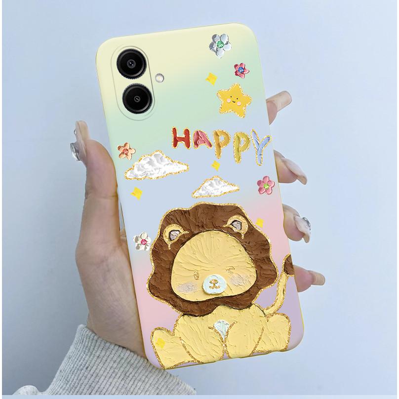 For Samsung Galaxy A06 Casing A065 SM-A065F A06 4G GalaxyA06 Cover Cute Astronaut Panda Flowers Pattern Candy Soft Silicone Case