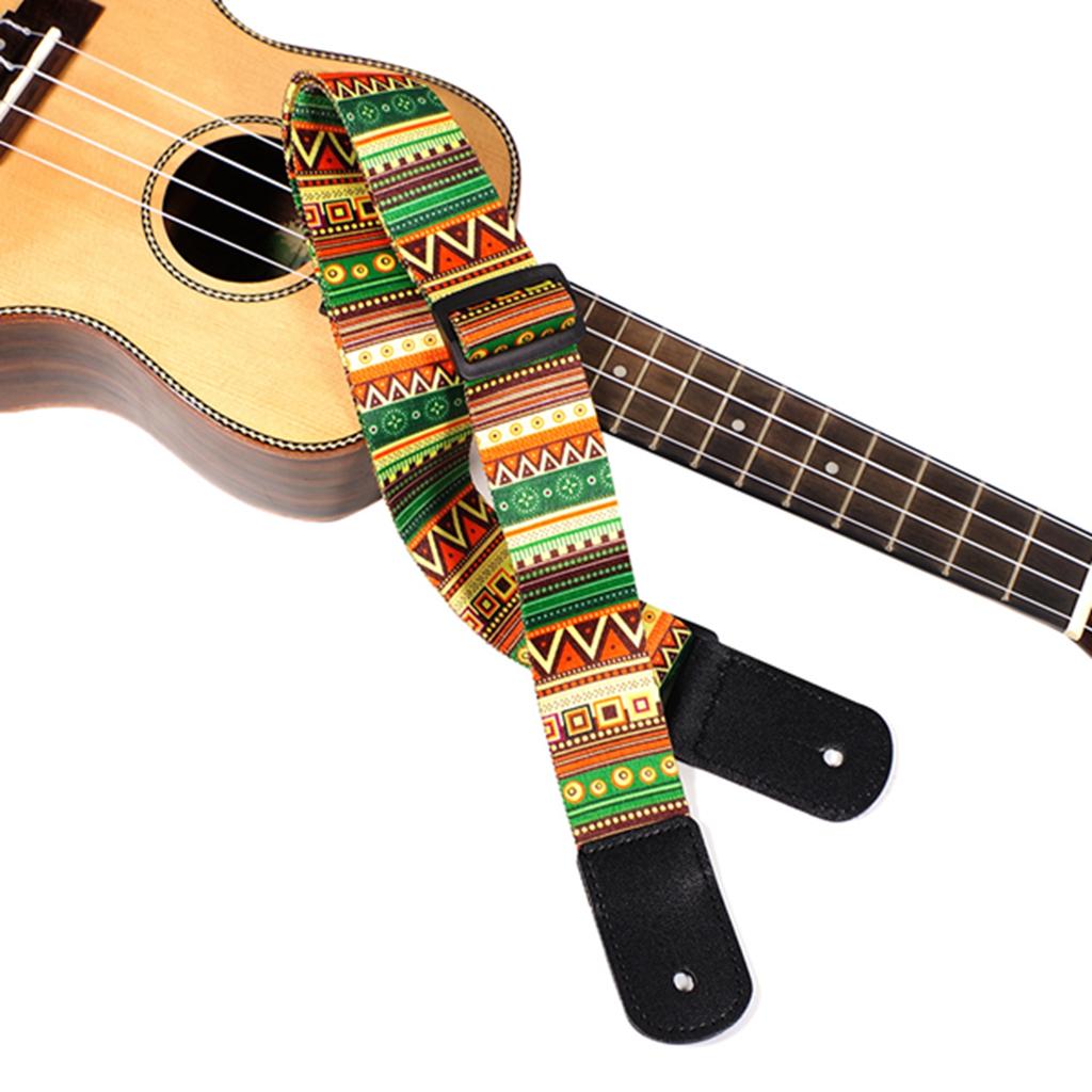 Adjustable Ukulele 4 String Hawaii Guitar Shoulder Strap Accessory Portable
