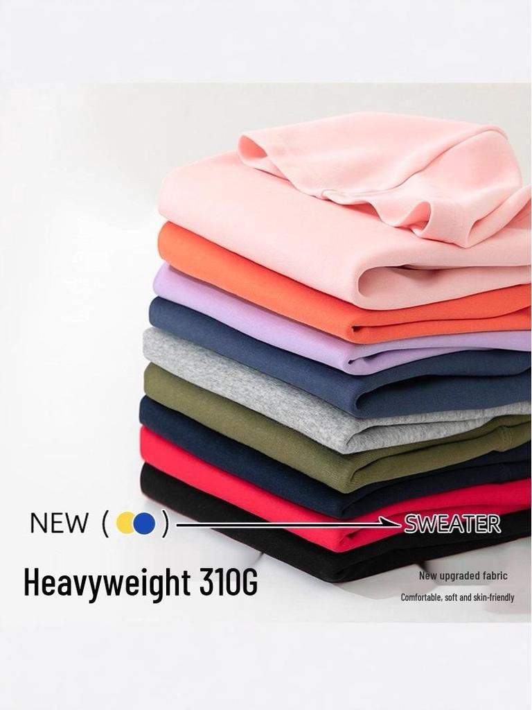 Kids' Fleece-Lined Autumn/Winter Hoodie - Solid Color, Loose Fit Pullover Jacket