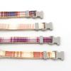 Plaid Pet Collar With Bell Bow Cats Dogs Cute Adjustable Small Medium Pets