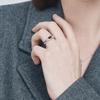 ELLE Jewelry Ella Oval Onyx Ring ELBRWR130