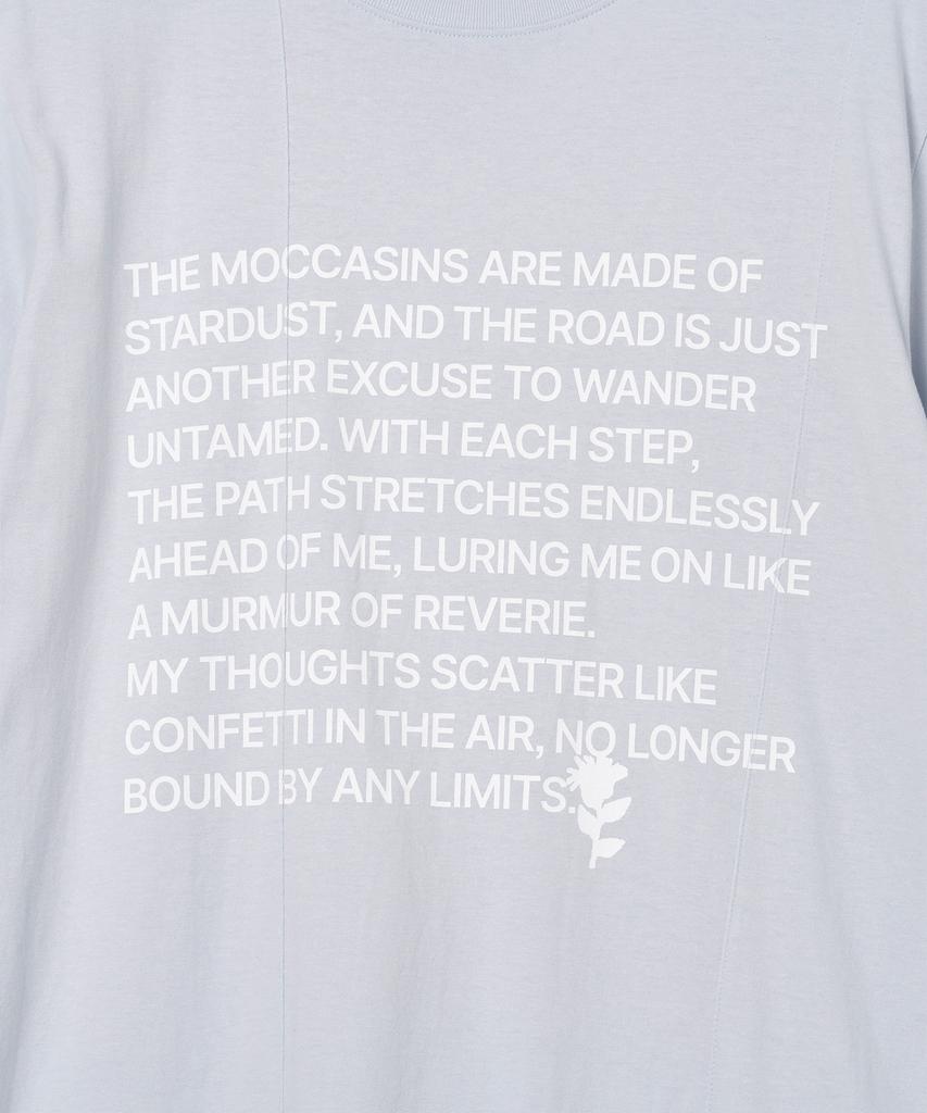 MILLO WOMEN Sim Line Archive T-Shirt [Sky Blue]