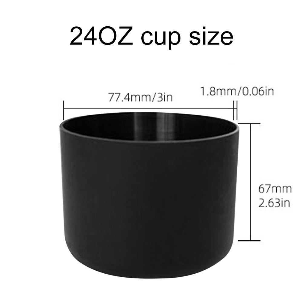 Silikon Wasserflaschenschutz für Owala 24oz 32oz 40oz Rutschfeste Schutzhülle Bodenstoßfänger Flaschendichtring Silikonstopfen