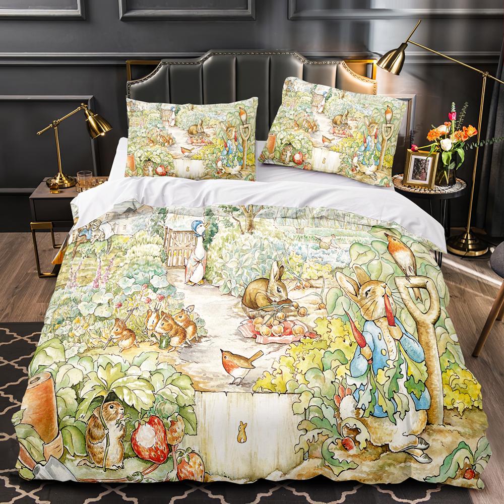 Bedding Sets Peter the Rabbit Australia /Europe/USA Full Queen King Size Quilt Duvet Cover Pillow Case 2-3 Pieces Sets