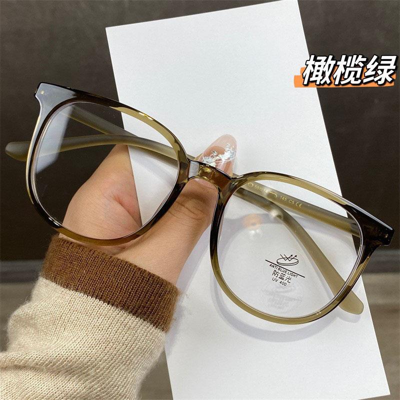 

Большое лицо, Маленькое лицо, С большой оправой очков, Женская круглая оправа очков может быть близорукой, со степенью, оправа, Корейская матовая простая оправа glasses frame [unlined] оливковое зеленый