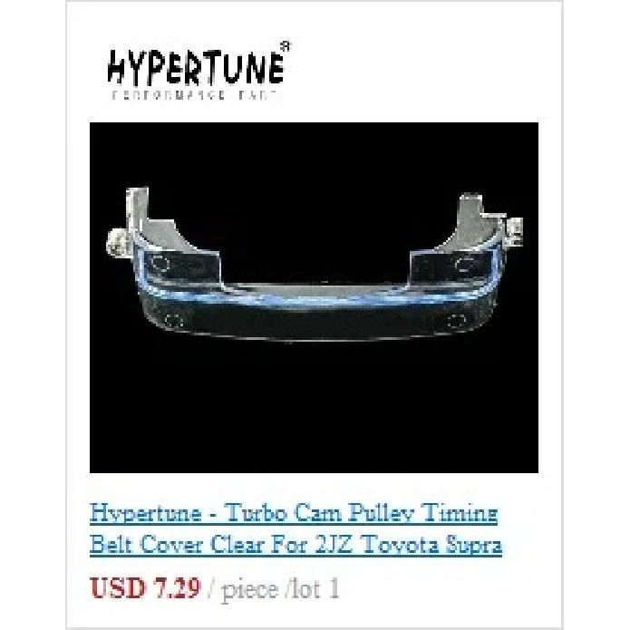 Coperchio Trasparente Cinghia di Distribuzione Puleggia Alberi a Camme Turbo Ingranaggi Per 92-05 Toyota Supra 2JZ 2JZGTE Lexus 3.0L Non-VVTI HT6332
