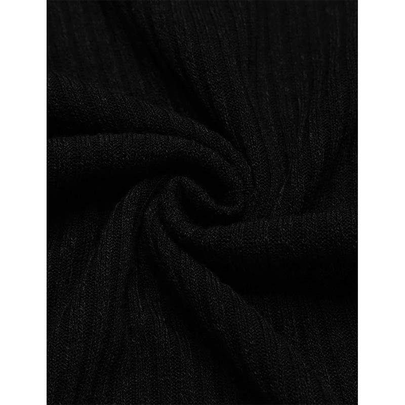 Maglietta a maniche lunghe con girocollo da uomo, tinta unita, casual, strato base
