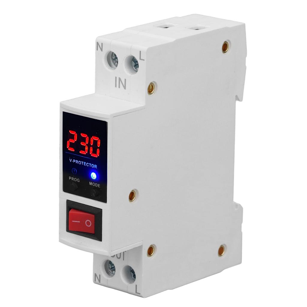 Single Phase Self Recovery Voltage Protector Over Under Voltage Protective Device Automatic Reset