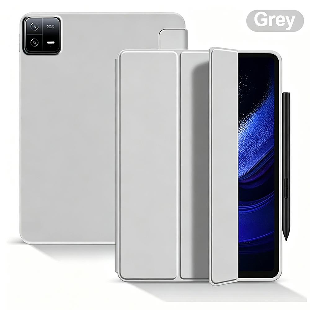 Case for Pad 6 Pro 11 / Pad 6 11'' , Ultra-Thin Folding Folio PU Leather Stand Cover Soft Silicone Back Shell
