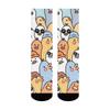 Harajuku cartoon duck cute socks novelty fun compression socks soft breathable unisex hip hop trend socks holiday party gifts