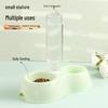 Candy Color Automatic Pet Feeder: Dual Bowl with Anti-Tip Design for Cats and Dogs - Food & Water Storage