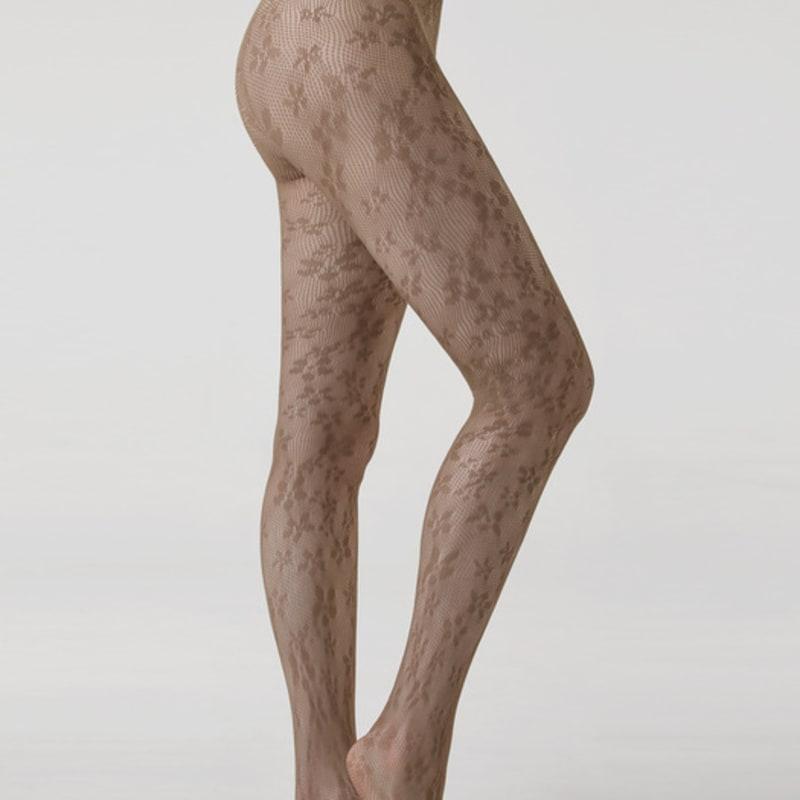 HUGDAY Blumennetz-Strumpfhose