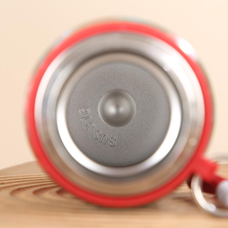 Čínský retro růžový tištěný nerezový izolovaný hrnek s velkou kapacitou, přenosný izolovaný hrnek na vodu do auta