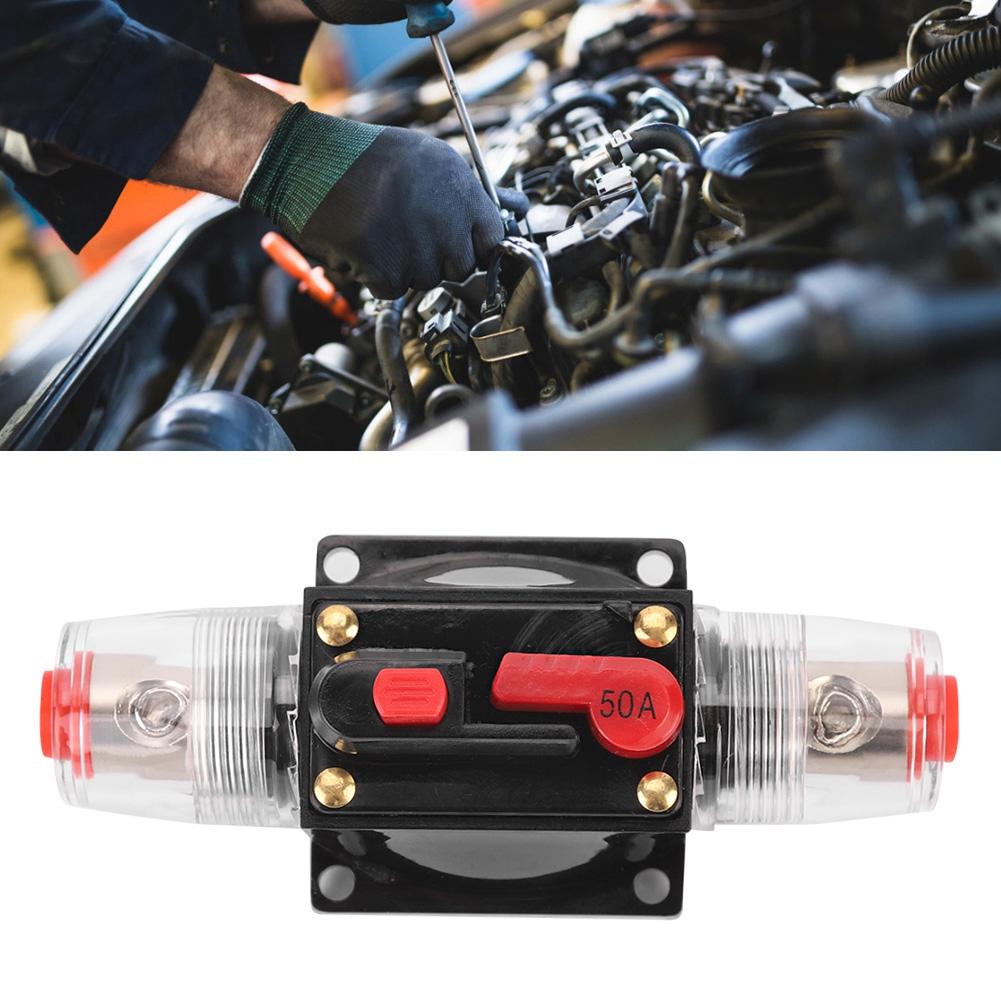 12-24V Car Auto Accessory   Amplifier Reset Circuit Breaker   Holder for Automobile Ship