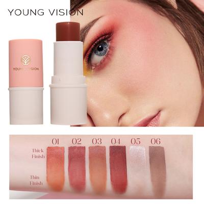 2-in-1 Make-up Stick Blush Highlighter Matt Multifunktional Lazy Highlighter Rouge Mattes Rouge