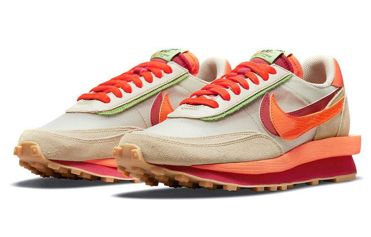 Nike X Sacai X Clot LDWaffle 'Net Orange Blaze' DH1347-100