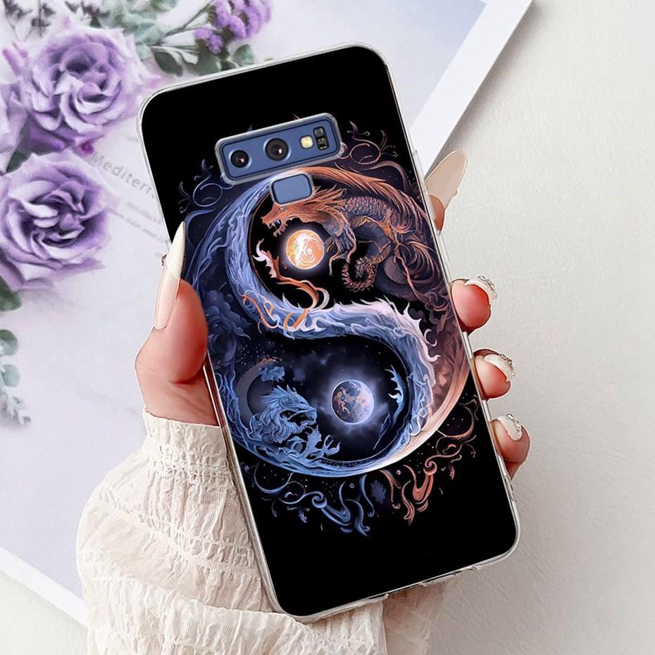 Fashion Painting Case For Samsung Galaxy Note9 Soft Silicone Phone Cases For Samsung Note 9 SM-N960F Covers Bumpers
