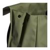 Adidas 22.6L Brand Logo Solid Color Minimalist Flap Sports Backpack PU Unisex Backpack Rock-Olive-Green IA7499