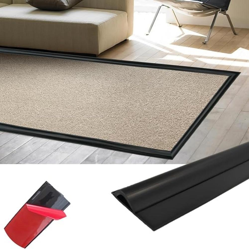 1pc 3meters/118.11in Carpet Edge Trim Strip Cuttable Carpet Transition Strip From Carpet To Tile for Carpet Thickness Within 8mm