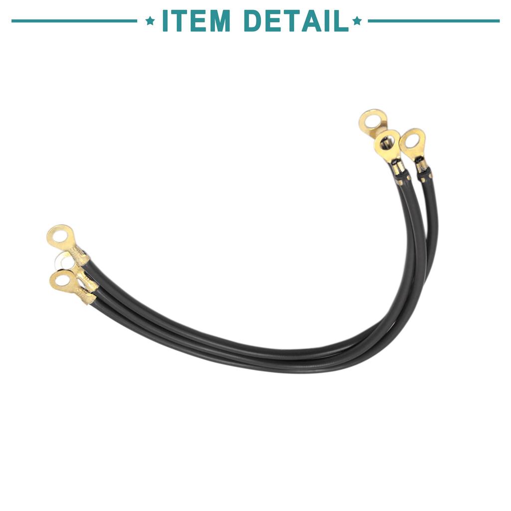 ACROPIX Wire Power Transfer Cable Car Universal Black 3pcs