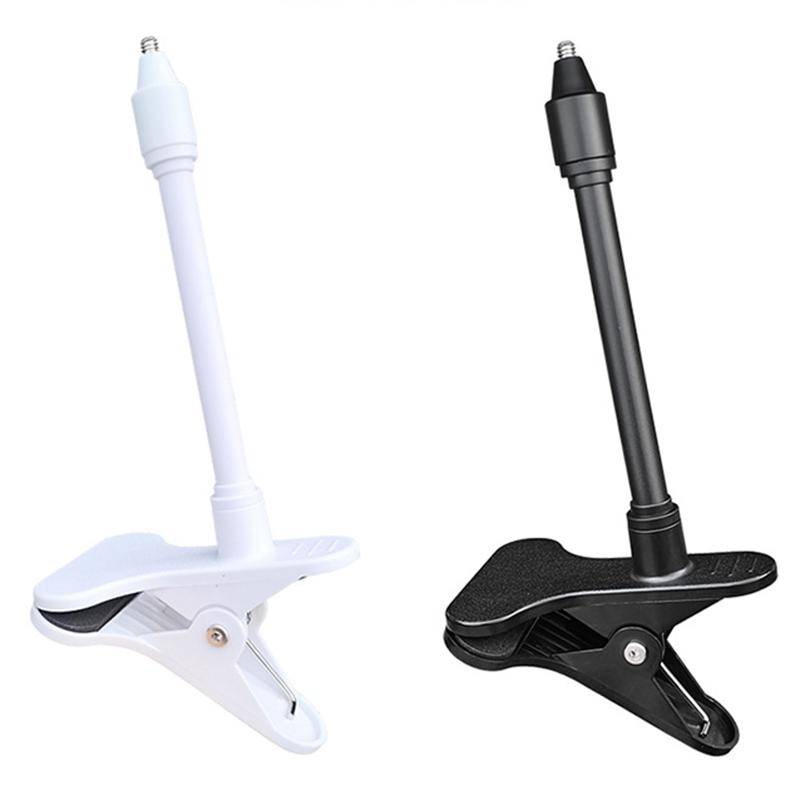 Portable Flexible Camera Clamp Mount Baby Monitor Holder Webcam Stand Punch-free Bendable Bracket with Clip