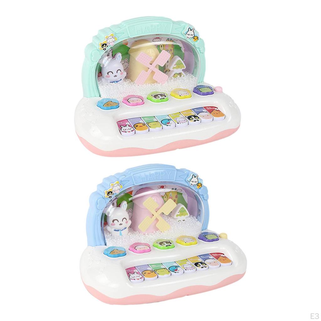 Baby Interactive Animals Toy with Music Montessori Toys, Portable Early Education Toys for Kids
