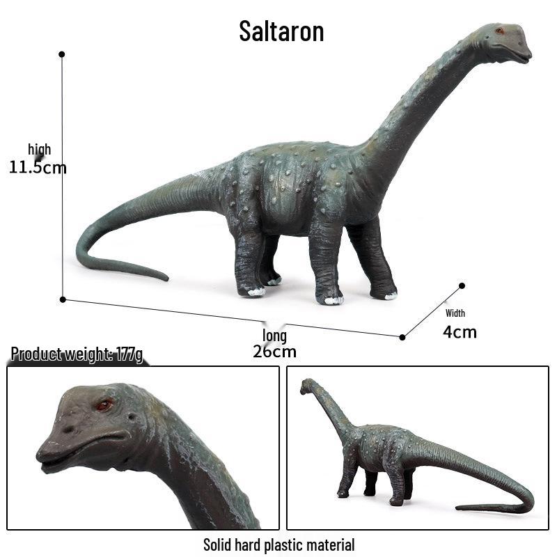 Children s Large Realistic Dinosaur Model Toy - Saltasaurus & T-Rex Ornament