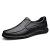 Fashion Genuine Leather Men Boat Shoes Breathable Male Business Loafers Classic Slip on Flats Casual Footwear New Antiskid Driving Shoes
