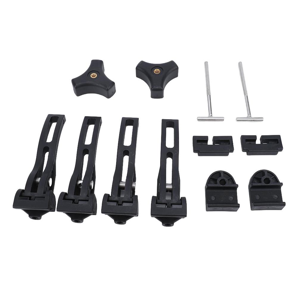 Grampo para Tampa de Caçamba de Caminhão para Tampa de Caçamba de Caminhonete Rígida Tri-Fold ou Quad-Fold Inclui Parafusos em T Grampos Dianteiros Traseiros