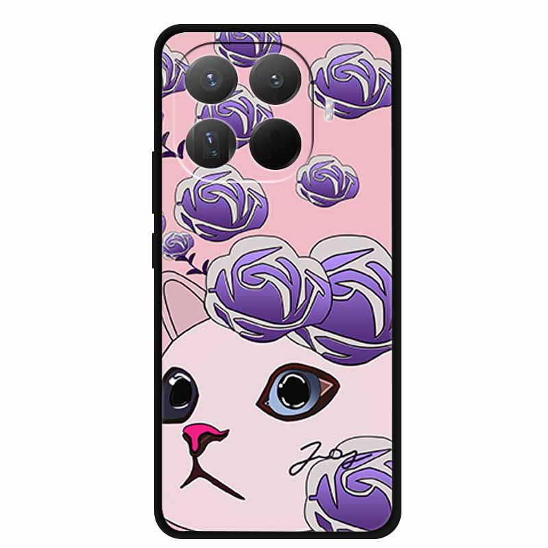 3D TPU Case For Xiaomi 15T 15 T 5G Relief Flowers Coque Embossed Blossoms Funda Silicone Soft Back Phone Cover For Xiaomi15T
