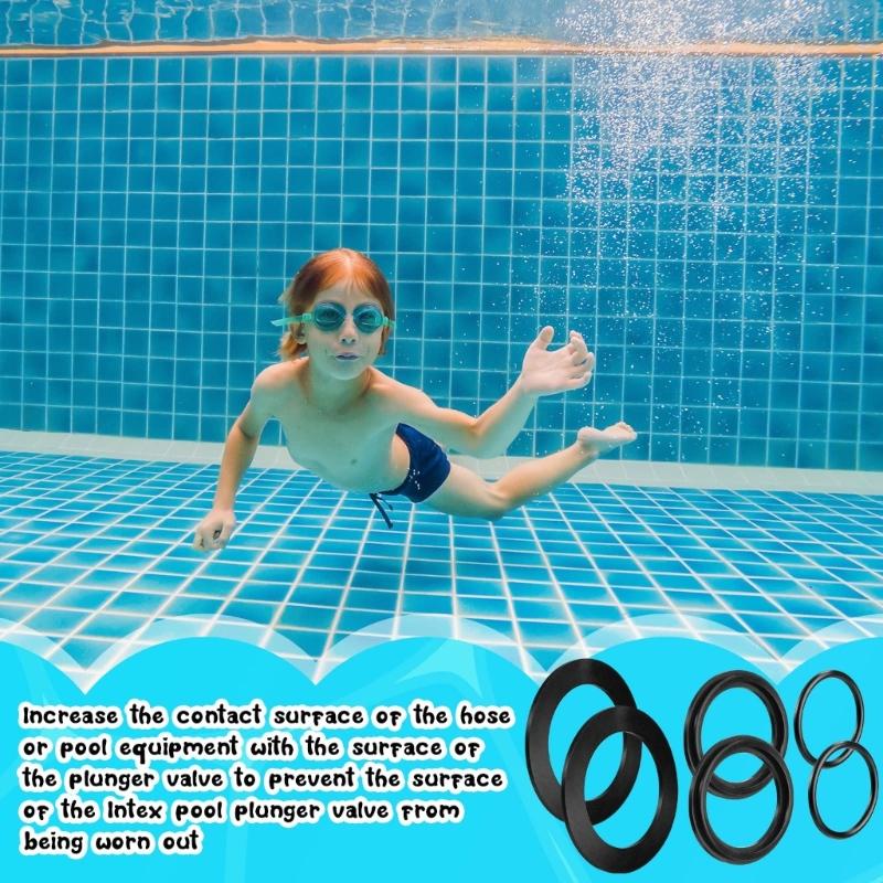 Accesorii pentru piscină, șaibă de cauciuc, inele de cauciuc, material cauciucat pentru Intex