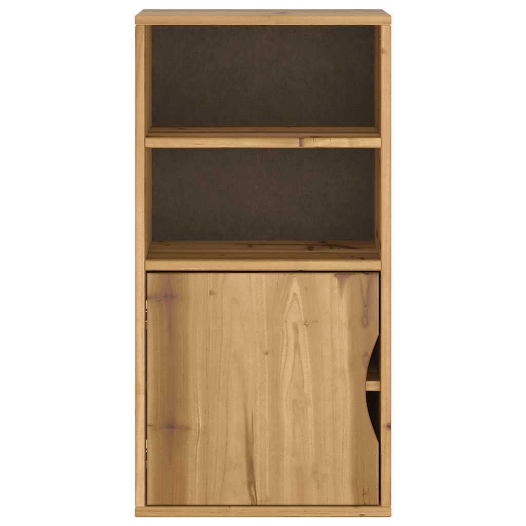 ODDA Side Table Cabinet 40 X 24 X 79 Cm Solid Pine Wood