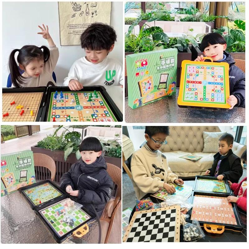 Fengyi Portable Multi-Game Chess & Board Set