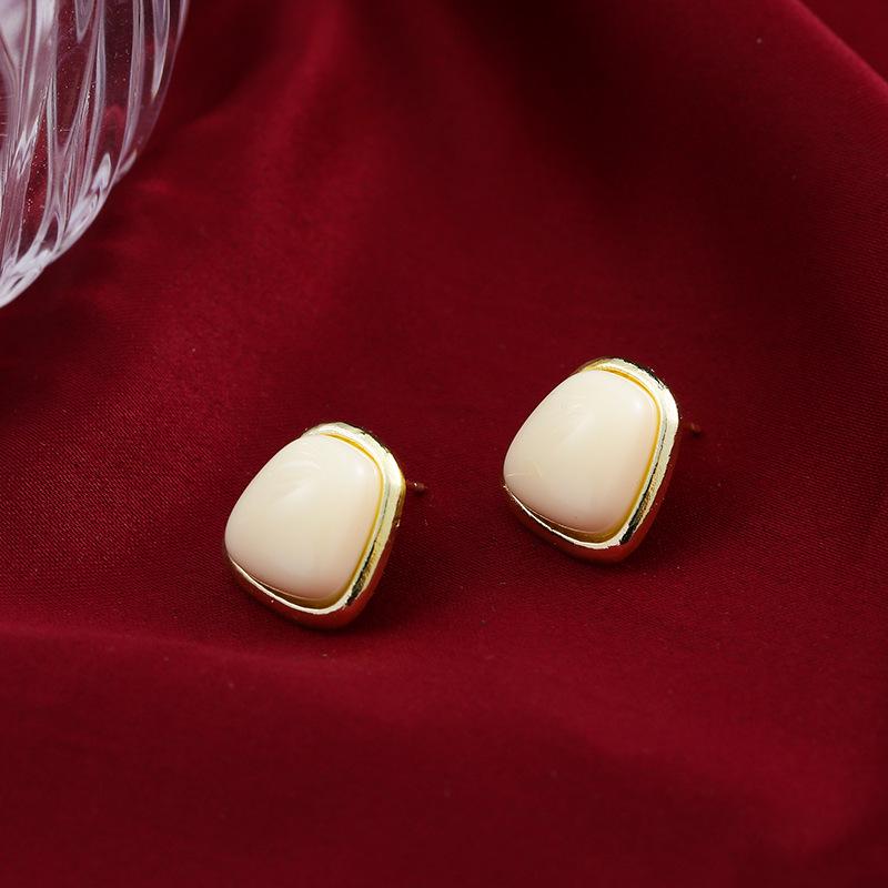 Geometric Korean Fashion Light Luxury Niche Stud & Dangle Earrings for Summer