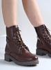 Shoetopia Womens  Chunky Heel Short Booties with Non-Slip Sole, Comfortable Trendy Ankle Boots | Soft Cushioned Sole | Casual, Party & Winter Wear