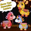 Chinese Style 2026 New Year Lantern Cartoon Pony Mid-Autumn Lantern  Pub Home Party