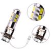Biqing H3 LED Bulb Car LED Fog Light Bulbs Super Bright 10SMD 6000K Driving Bulb Daytime Running Lamp (2pcs)