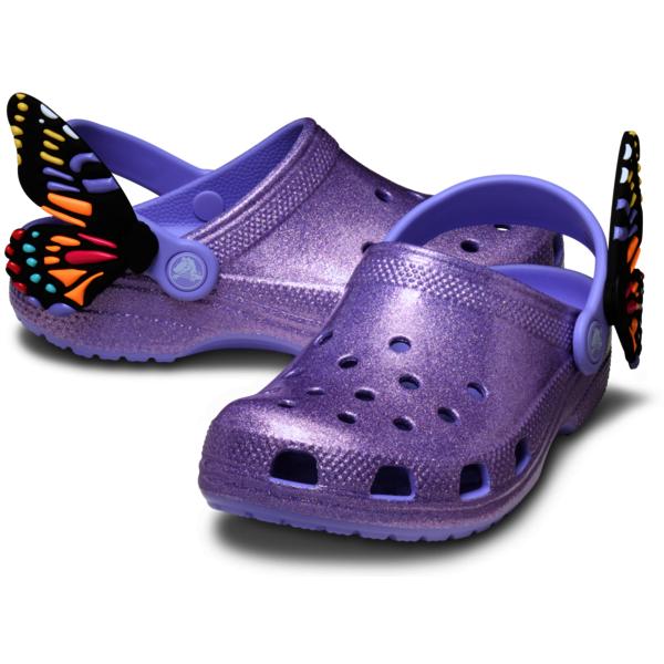 Crocs ClassIc I Am Butterfly glItter Clog kIds