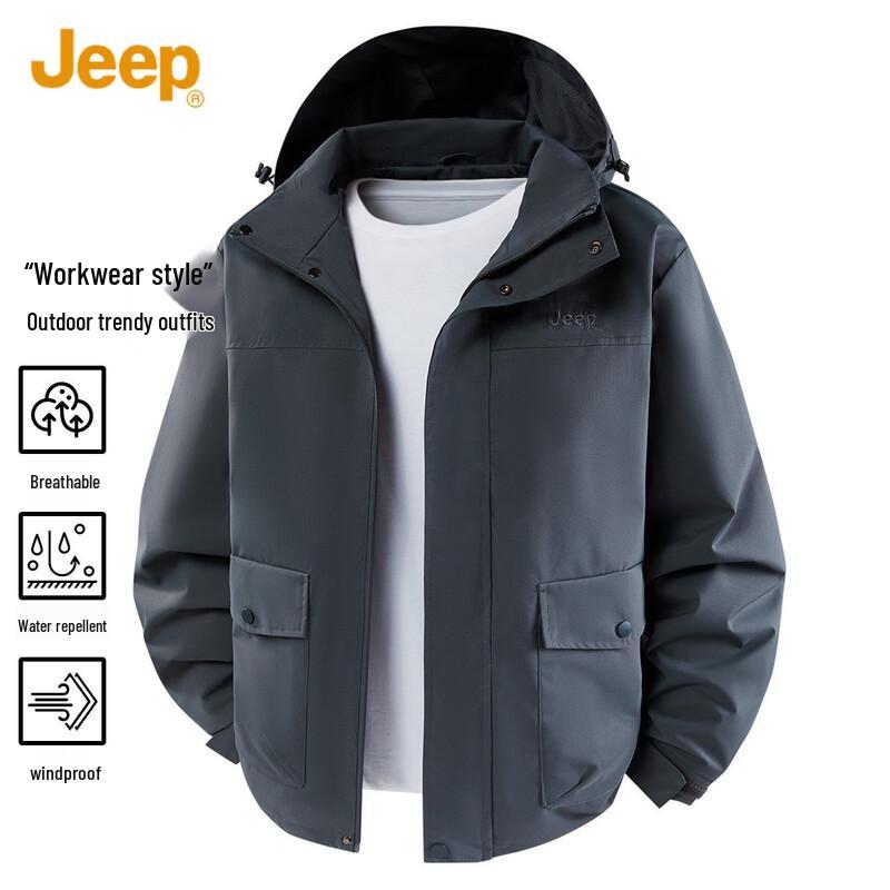 JEEP Men s Windproof Casual Jacket 3XL