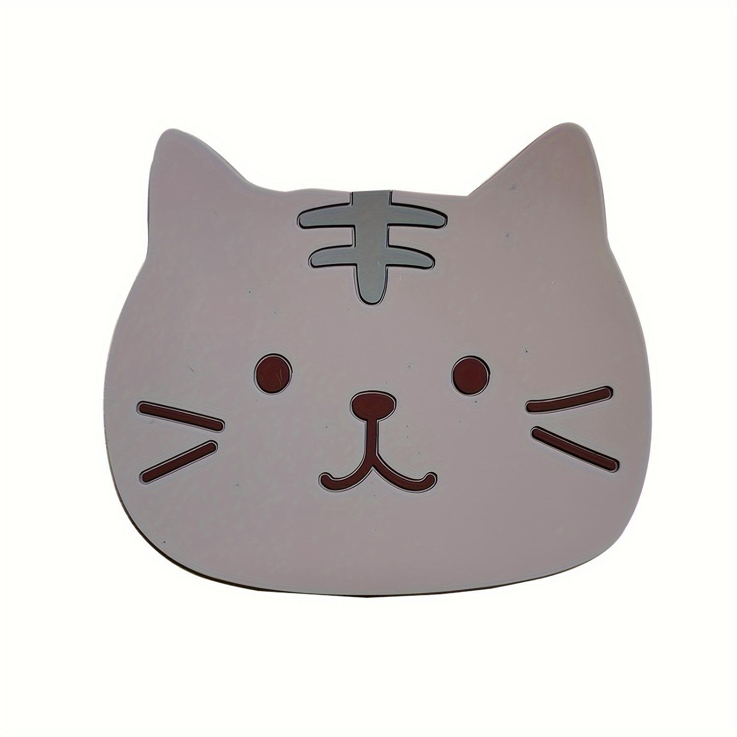 

1 шт. Чудовий антиковзаючий чохол для котів - ідеальний килимок для чайної чашки для дому та кухні, ідеальний подарунок для любителів тварин 10*8cm/3.94*3.15in