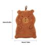 1PCS Cute Hand-Wiping Towel Thickened Absorbent Towel Hangable Enduring Soft Handkerchief Kitchen Washing Dishes Towel