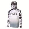 HUK Outdoor Camouflage Gradient Sea Fishing Lure Hoodie - Sun Protection Milk Silk Apparel