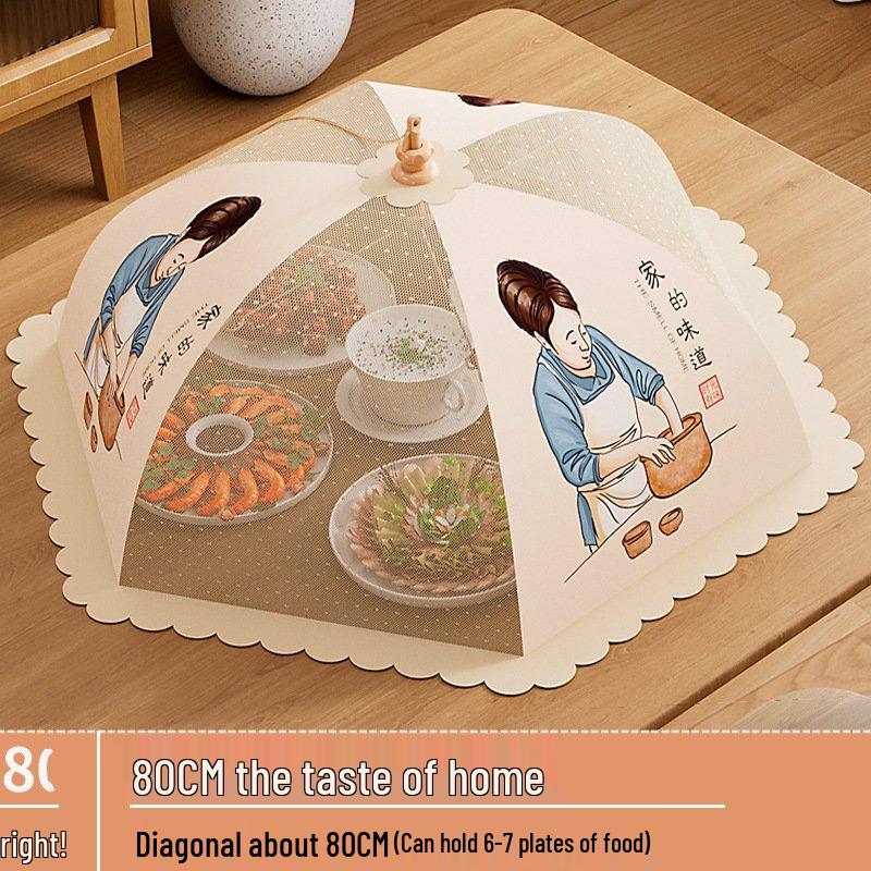 ZISIZ Foldable Dining Table Food Cover