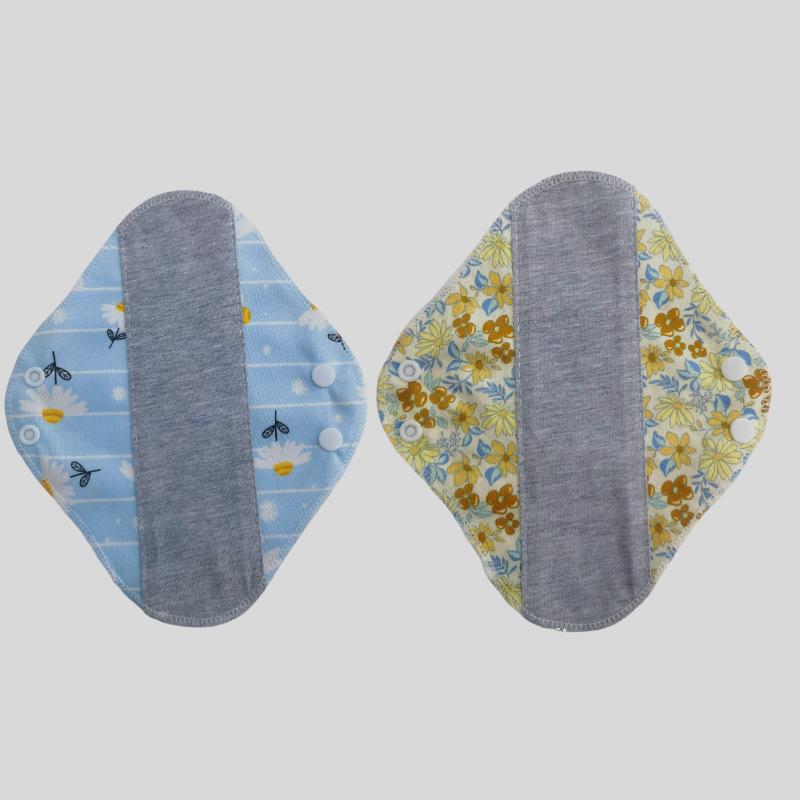 Graphene-Infused Cotton Reusable Sanitary Pads - Washable, Anti-Leak, Antibacterial Underwear Liners