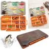 63pcs Fishing Lures Kit Soft and Hard Bait Set with Tackle Box Fishing Lures Set for Bass Pike Crankbait Tackle Accessories